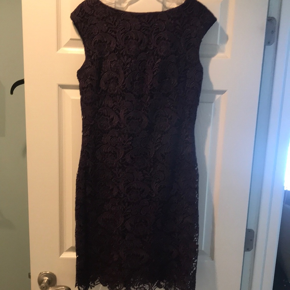 A very nice plum dress